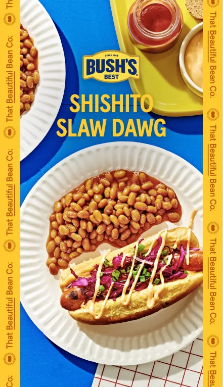 Bush's Beans shishito digital ad