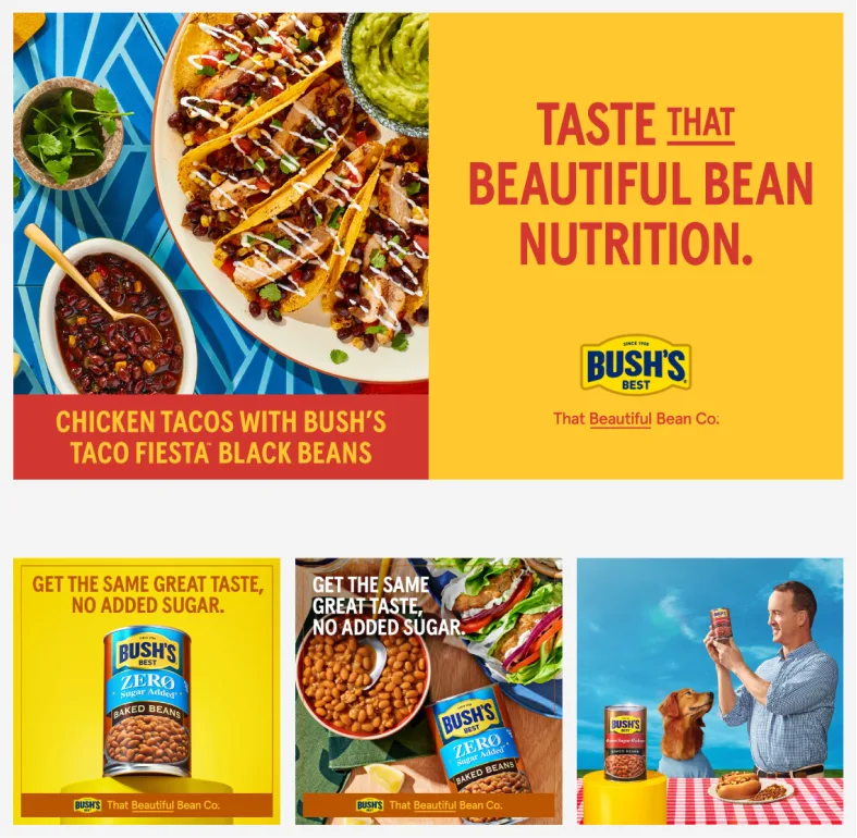 Bush's Beans digital composite