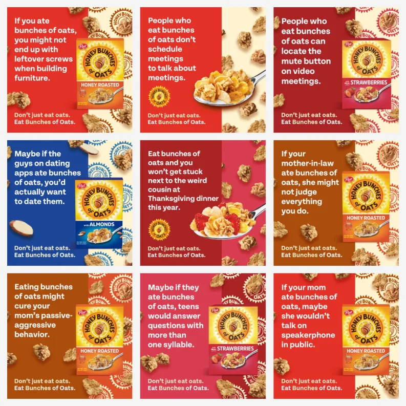 Post cereal digital composite