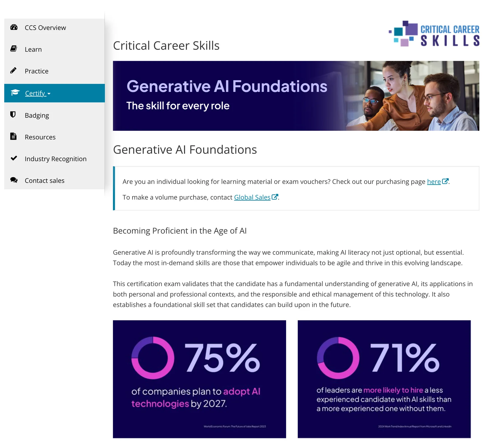 Pearson website design — digital